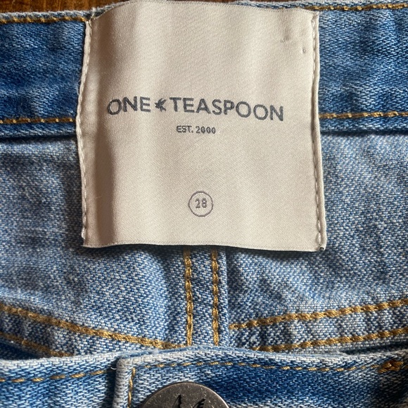 ONE TEASPOON low waist denim Jean shorts - Picture 7 of 9